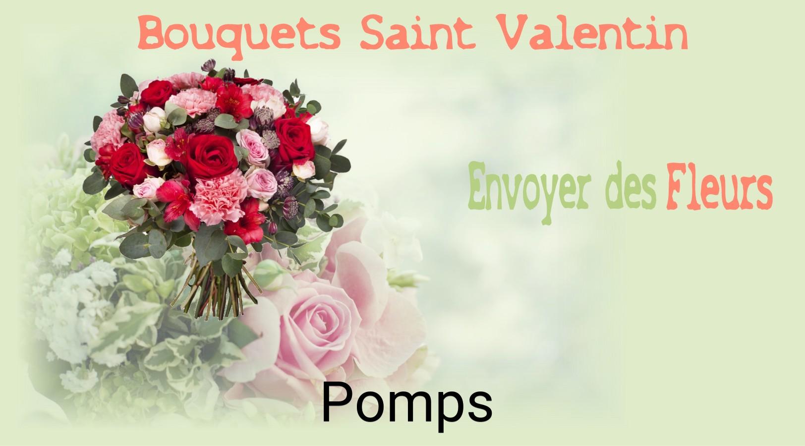 Roses de Saint-Valentin livrées à Pomps